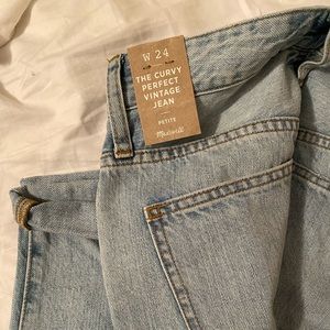 Madewell curvy perfect vintage jeans